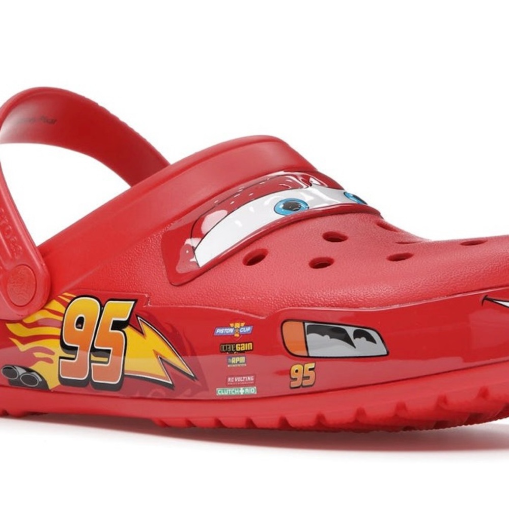 Lightening McQueen limited edition light up crocs. Mens 13